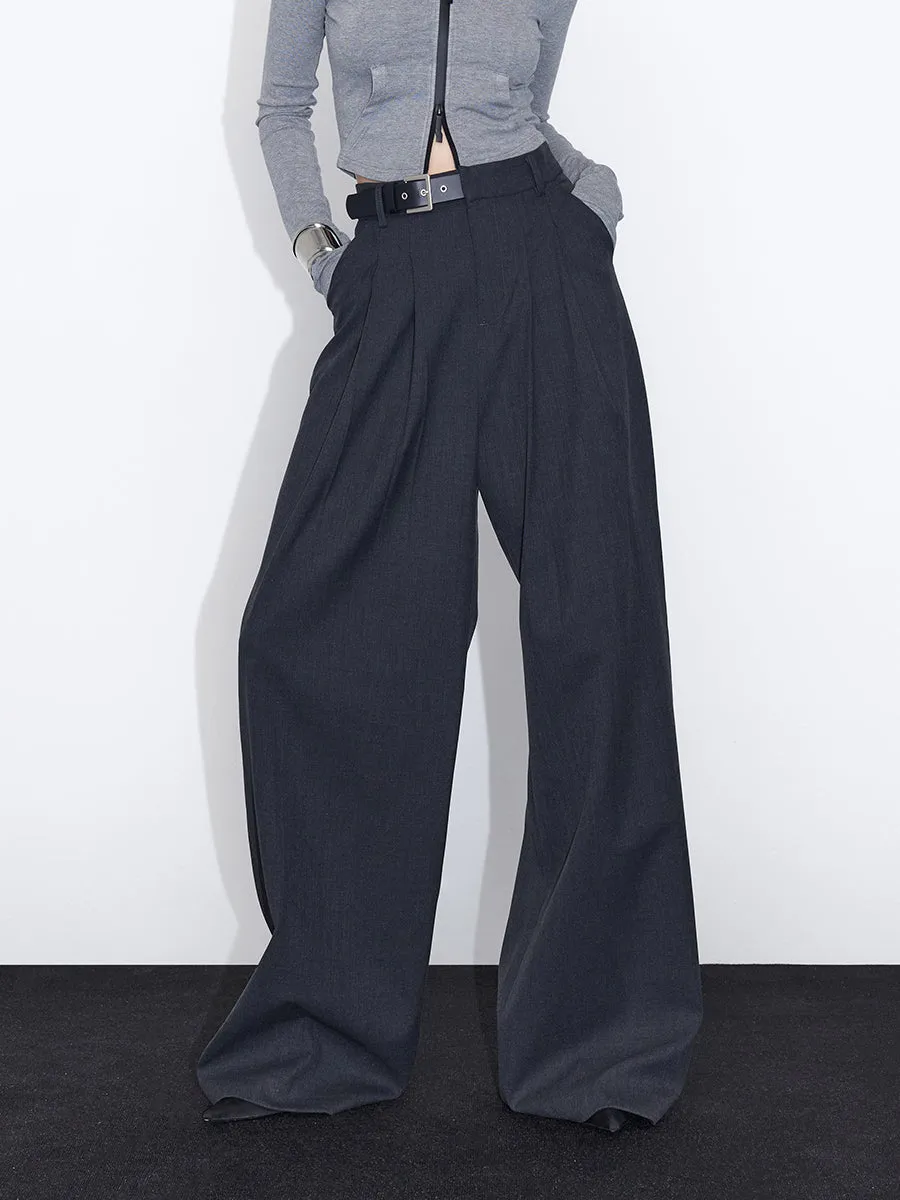 Slacks Straight Simple Chic Pants