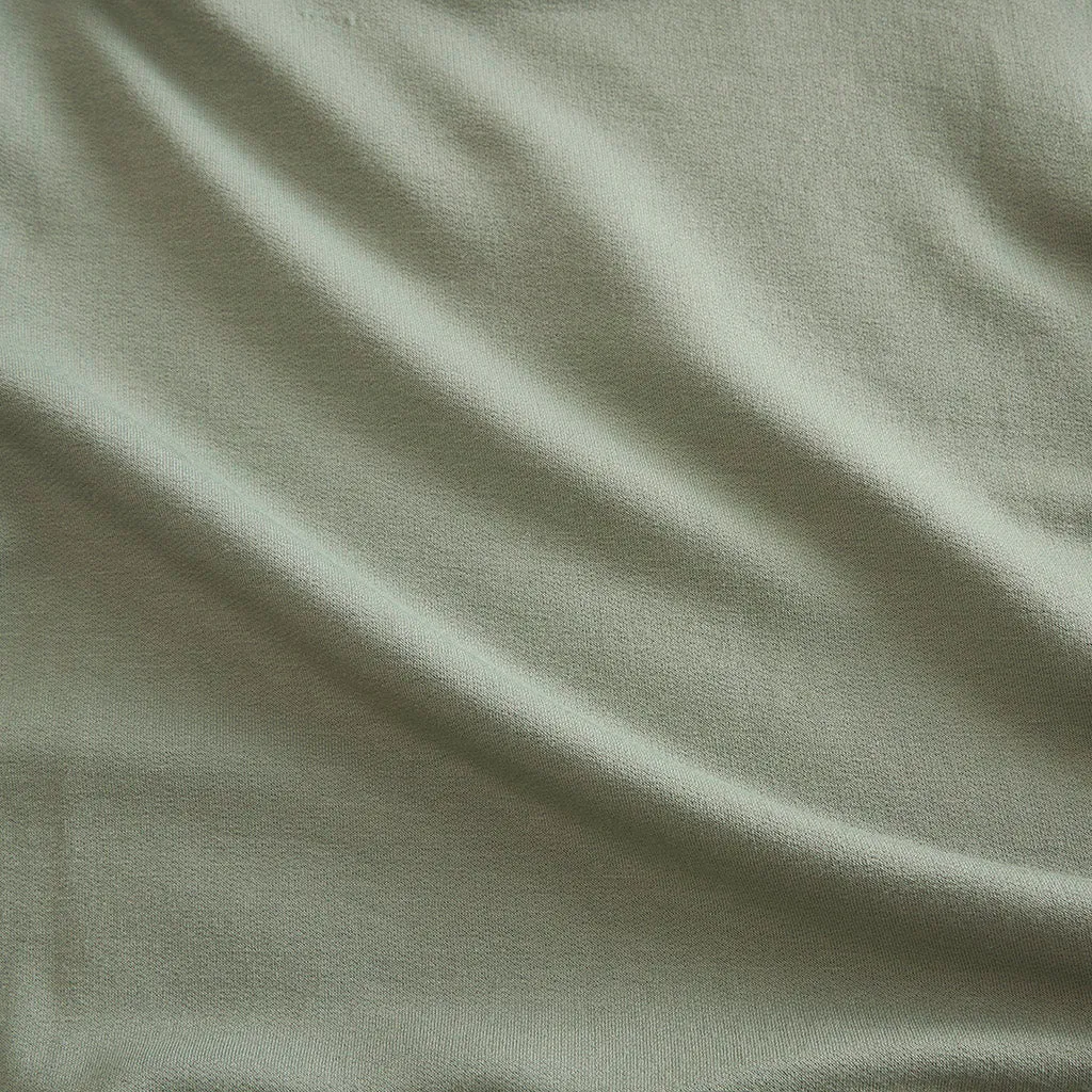 Soft Jade French Terry Zippered Hoodie