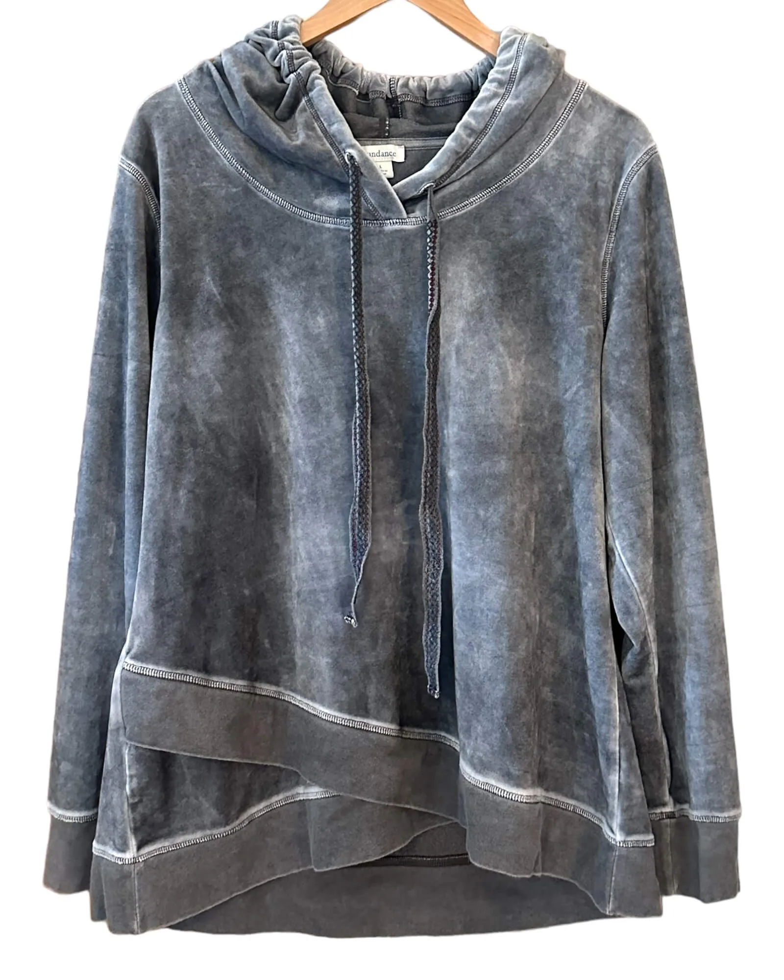 Soft Summer Koala Velour Hooded Sweatshirt