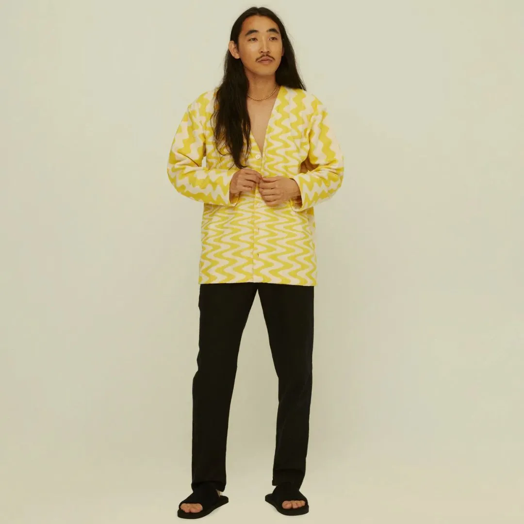 Terry Cardigan (Wiggle Straw)