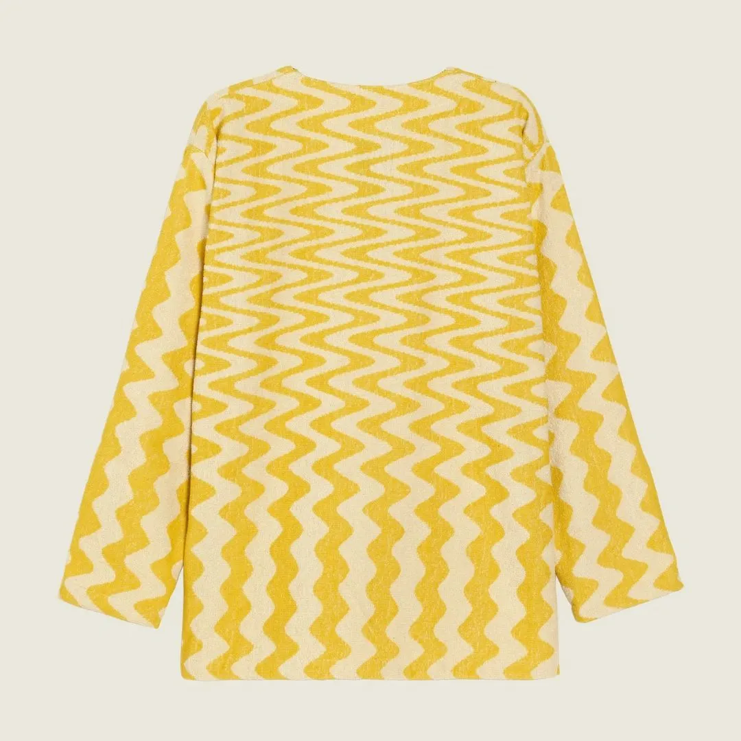 Terry Cardigan (Wiggle Straw)
