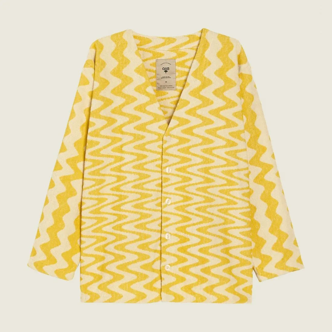 Terry Cardigan (Wiggle Straw)