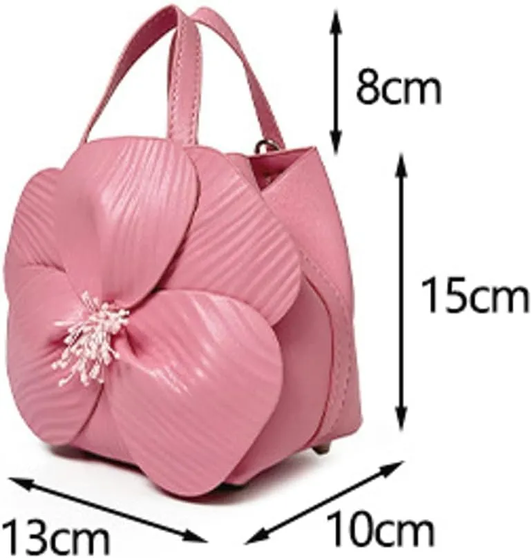 Women’s Floral Shoulder Bag Fairy Style Fashion Top Handle Bag Purse Natural Chic Hobo Handbag Cute Crossbody Bag