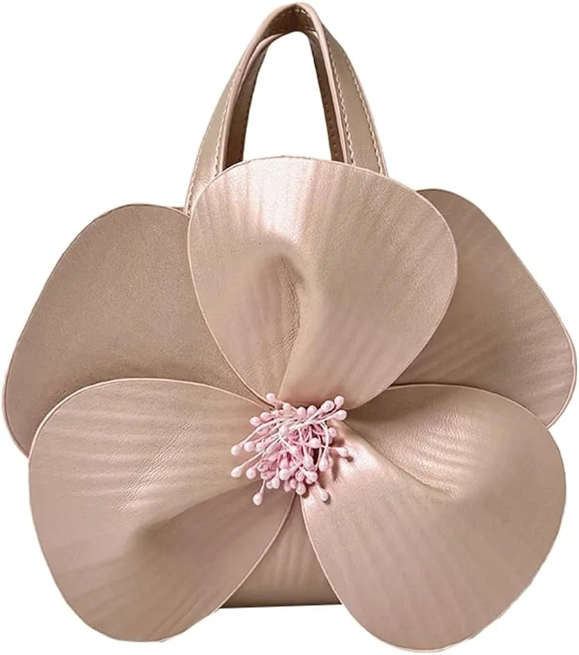 Women’s Floral Shoulder Bag Fairy Style Fashion Top Handle Bag Purse Natural Chic Hobo Handbag Cute Crossbody Bag