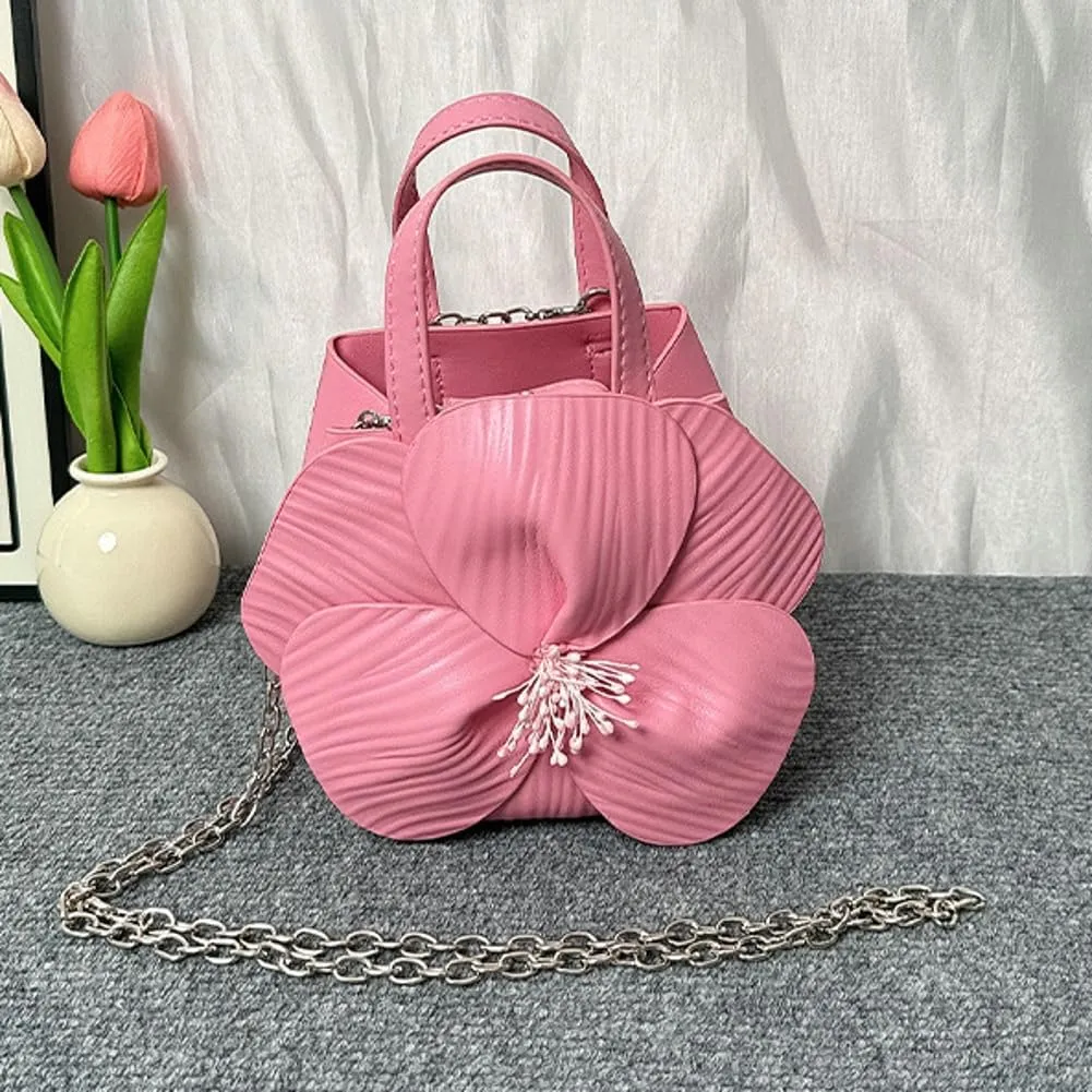 Women’s Floral Shoulder Bag Fairy Style Fashion Top Handle Bag Purse Natural Chic Hobo Handbag Cute Crossbody Bag